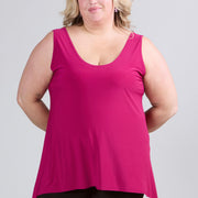 Magna Basic A-Linien Top Magenta