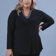 Magna V-tape Relaxed Shirt Black