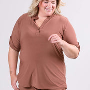 Magna Roll up Classic Shirt Camel