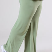 Magna Wide Leg Elastic Hose L. Khaki