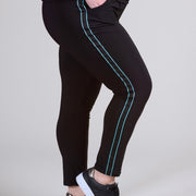 Magna Tape Relaxed Travel Pants Schwarz/Hellpetrol
