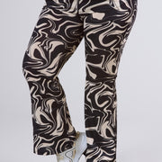 Magna Relaxed Pocket Flared Pants Ocean Waves Sand