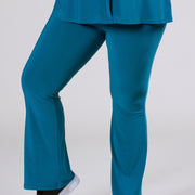 Magna Relaxed Flared Pocket Pants Petrol Blue