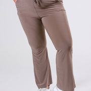 Magna Relaxed Flared Pocket Pants Taupe