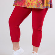 Magna Basic 3/4 Travel Legging Red