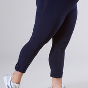 Magna Button Detail Legging Navy