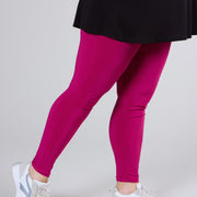 Magna Basic Travel Leggings Dunkelfuchsia