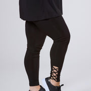Magna X-Strap Leggings Schwarz