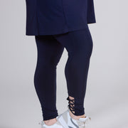 Magna X-Strap Legging Navy