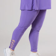 Magna X-Strap Leggings Lila