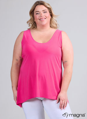 Magna Basic A-lijn Top Fuchsia