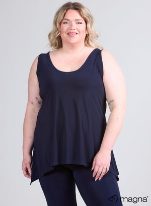 Magna Basic A-lijn Top Marine Blauw