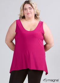 Magna Basic A-lijn Top Magenta