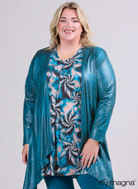 Magna Basic Leather Look Cover Petrol