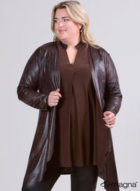 Magna Basic Leather Look Cover Brown