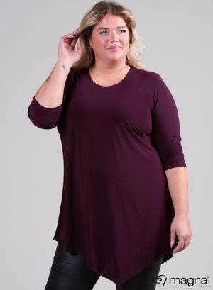 Magna Long Triangle Shirt / Tuniek Pruim