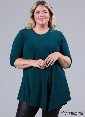 Magna Travel Triangel Shirt / Tuniek Flessen Groen