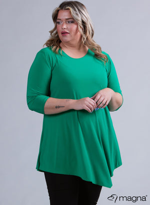 Magna Travel Triangel Shirt / Tuniek Grasgroen