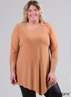 Magna Travel Triangel Shirt / Tuniek Okergoud