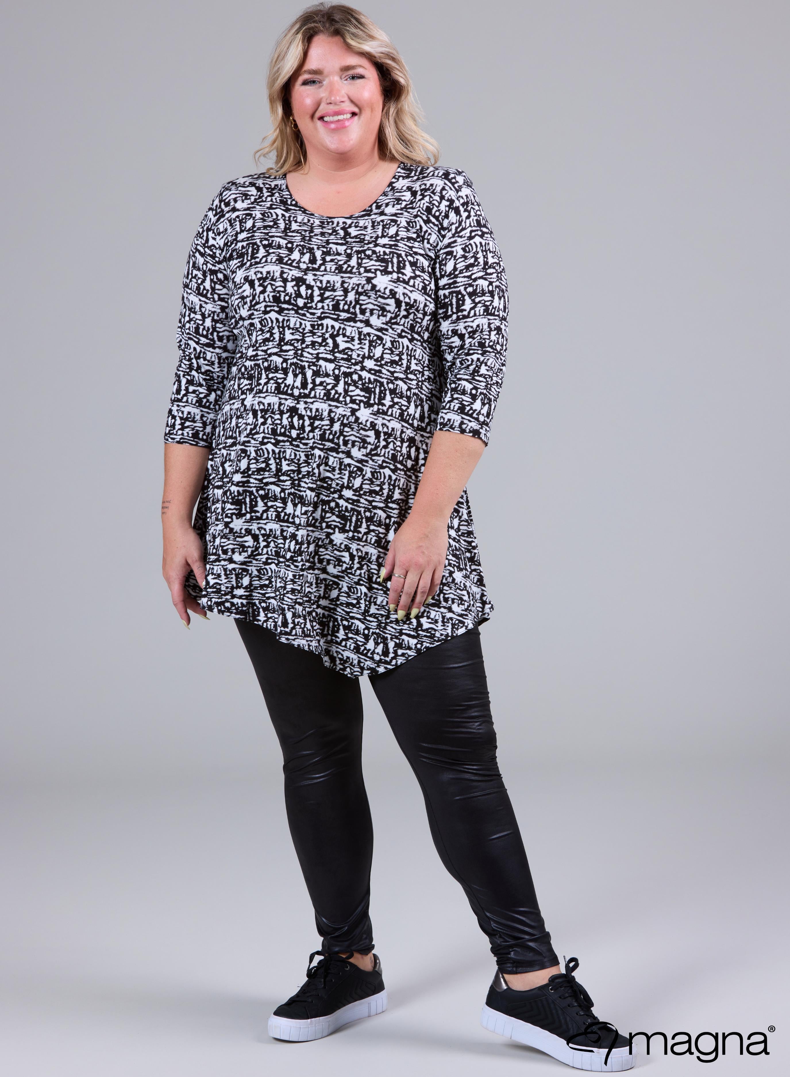 Magna Long Triangle Shirt / Tunic Africa Print