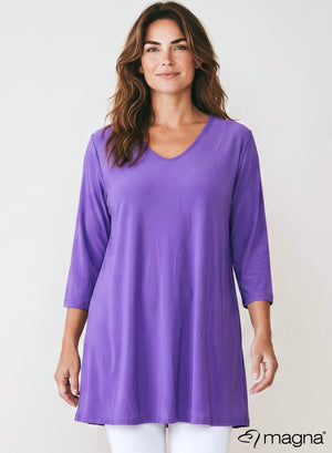 B-6004 - Top/Tunika Uni Lila
