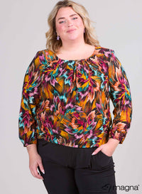 Magna Puff Shirt With Elastic Band 908-065