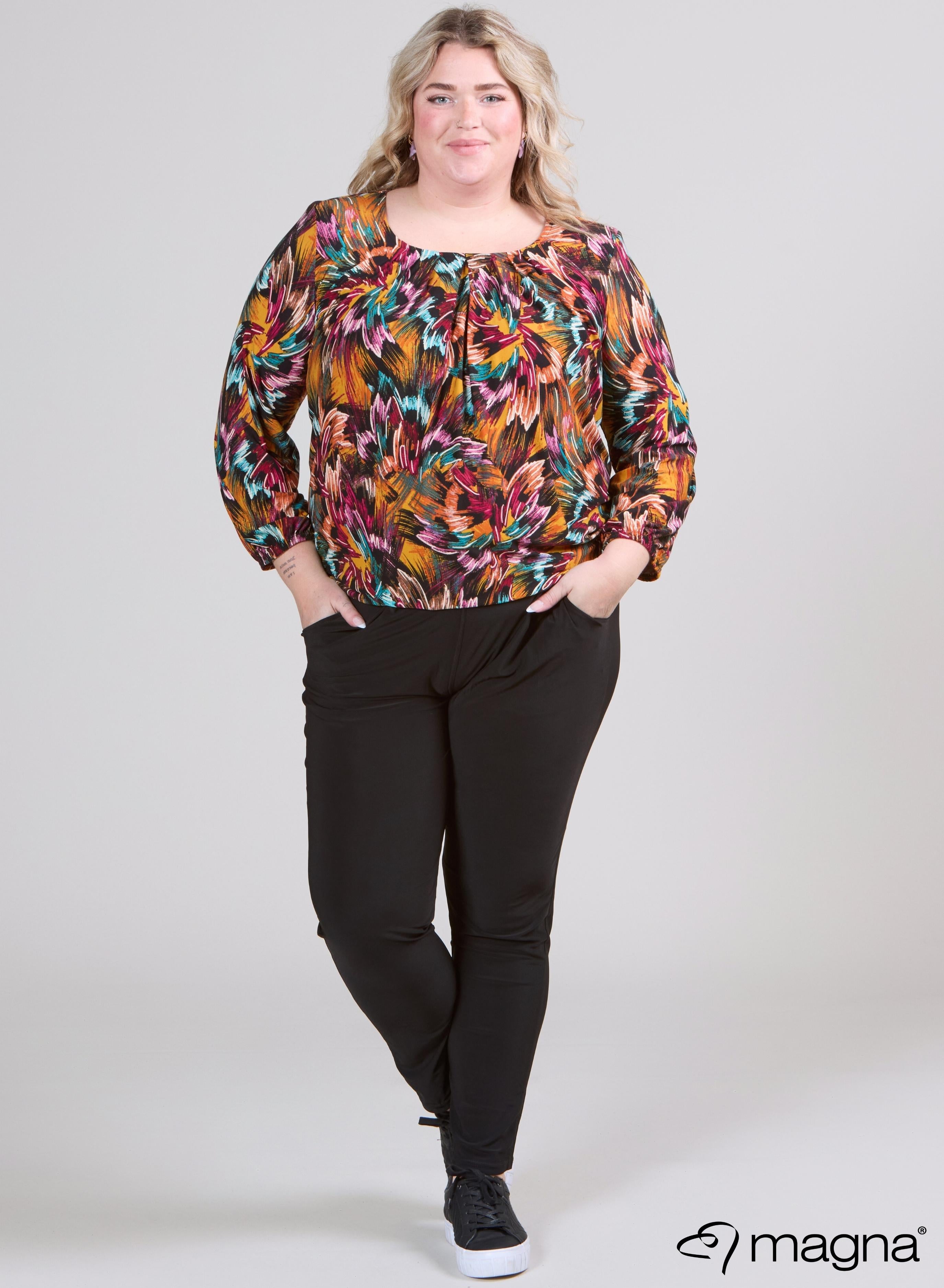 Magna Puff Shirt With Elastic Band 908-065