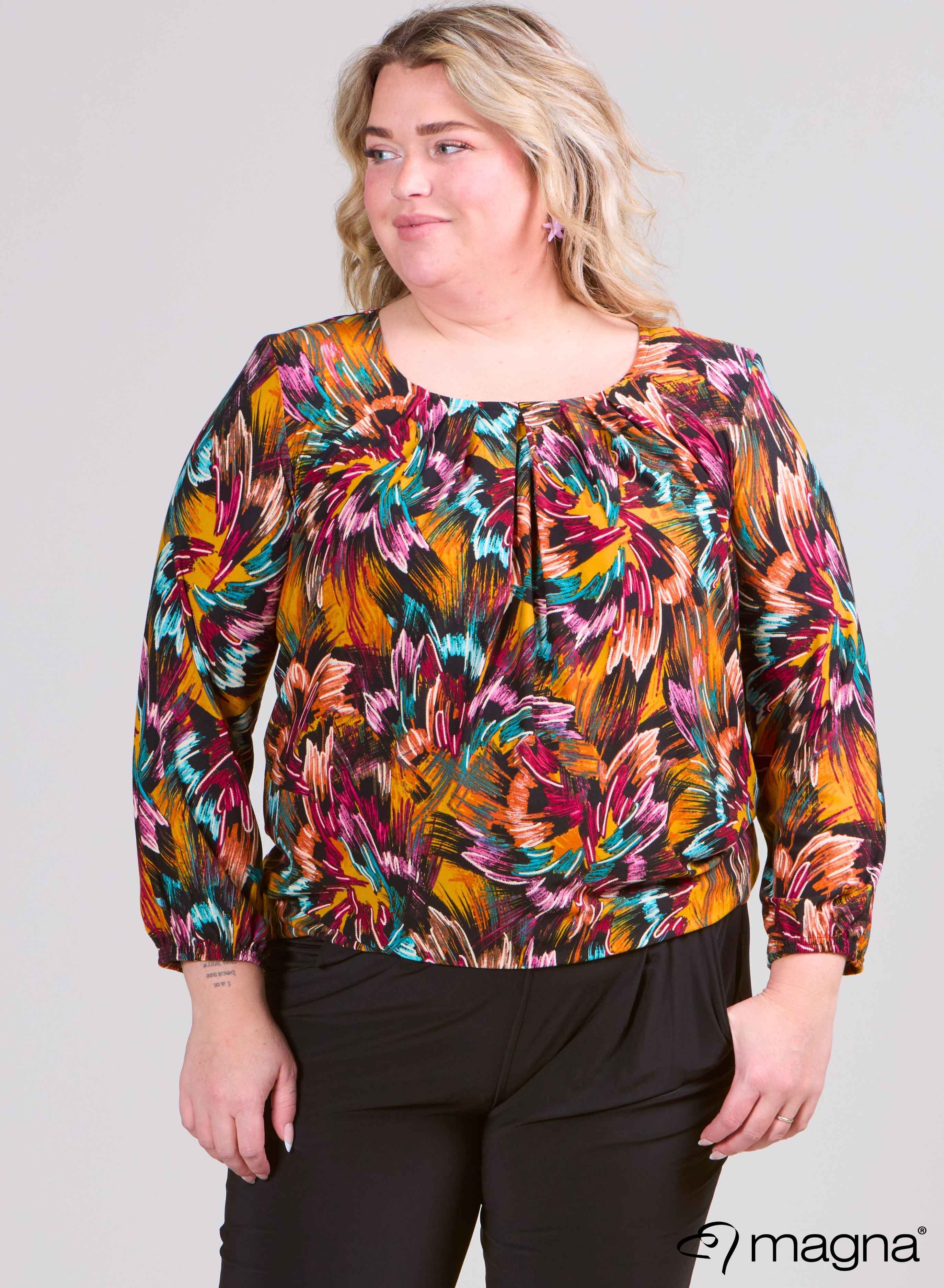 Magna Puff Shirt With Elastic Band 908-065