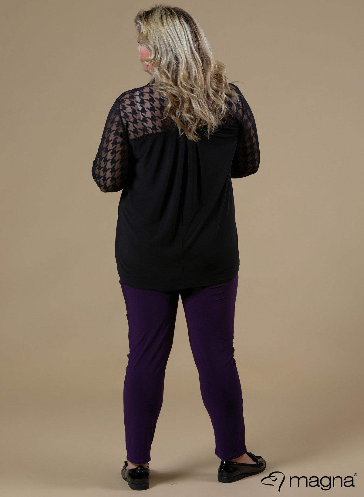 Magna Blouse Mesh P.P. Black