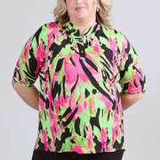 Magna Roll up Shirt Fluo Splash Magenta