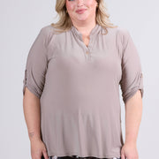 Magna Roll up Classic Shirt Sand