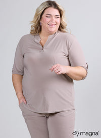 Magna Roll up Classic Shirt Sand