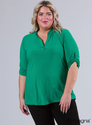 Magna Roll up Classic Shirt Brazil Green