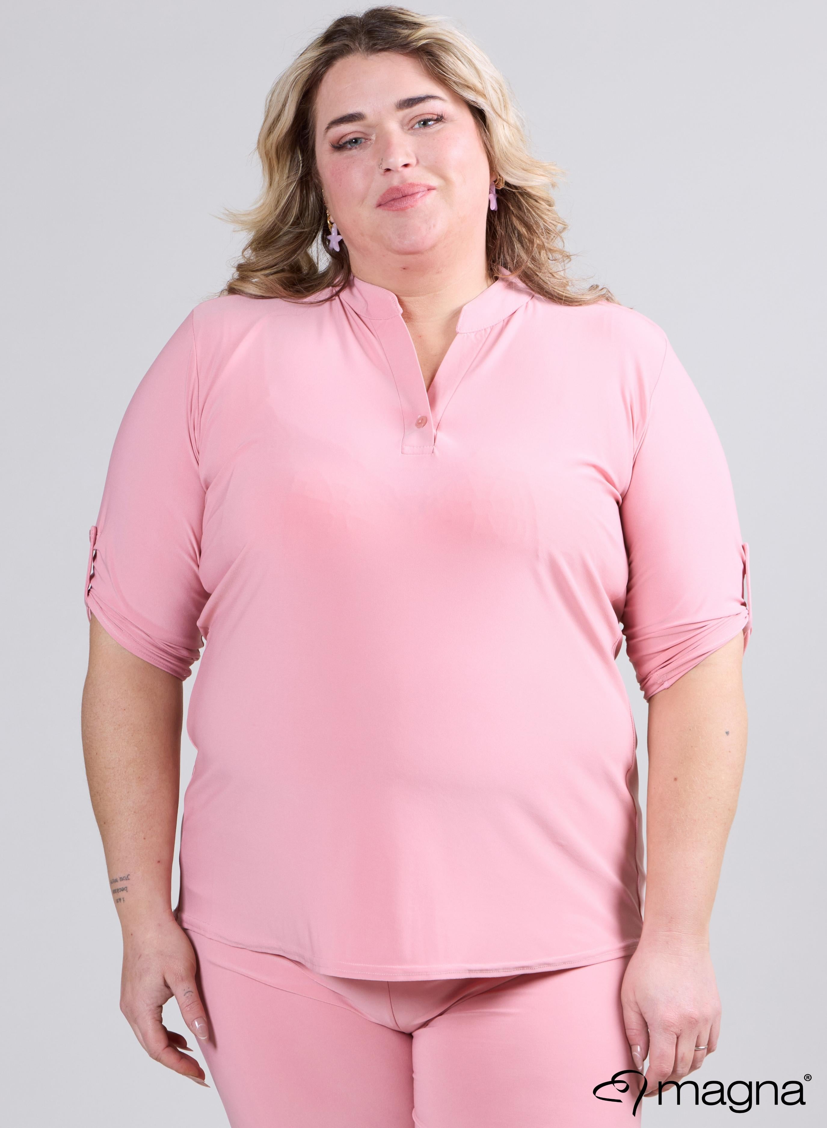 Magna Roll up Classic Shirt Dust Pink