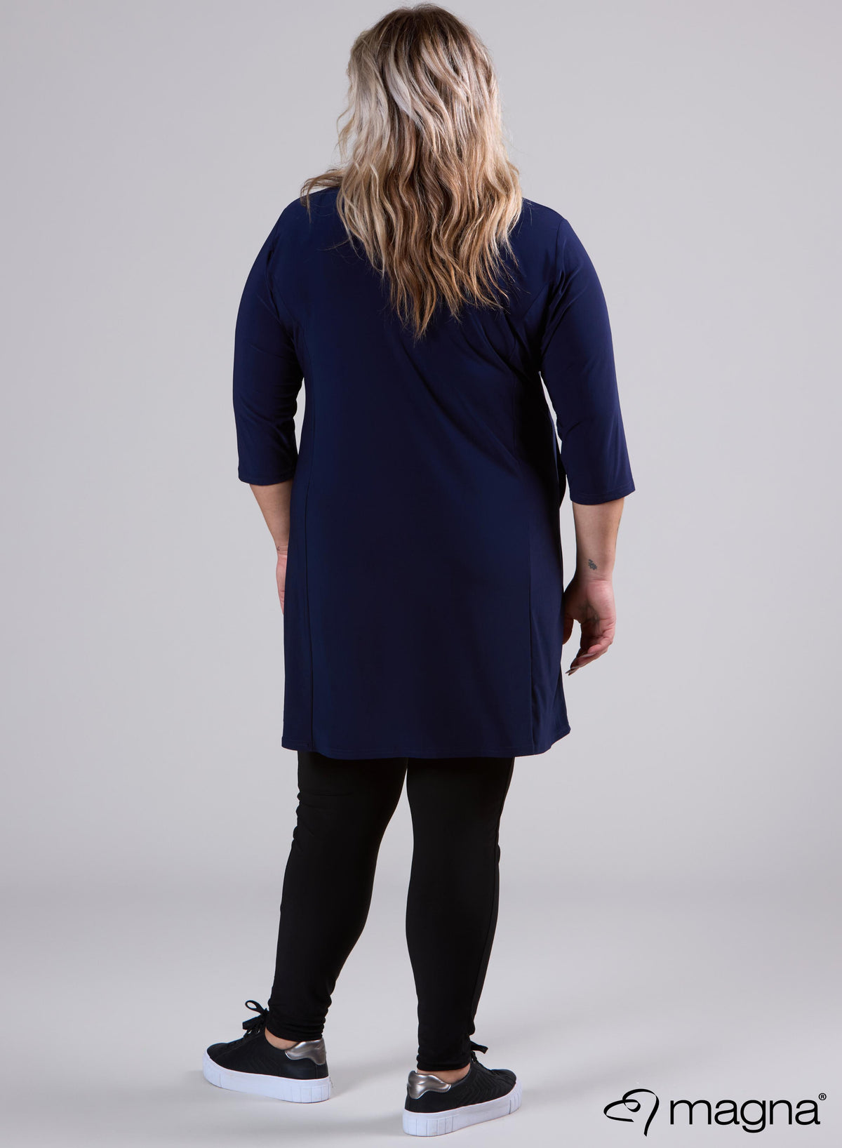Magna Simple Pocket Tuniek Marineblauw