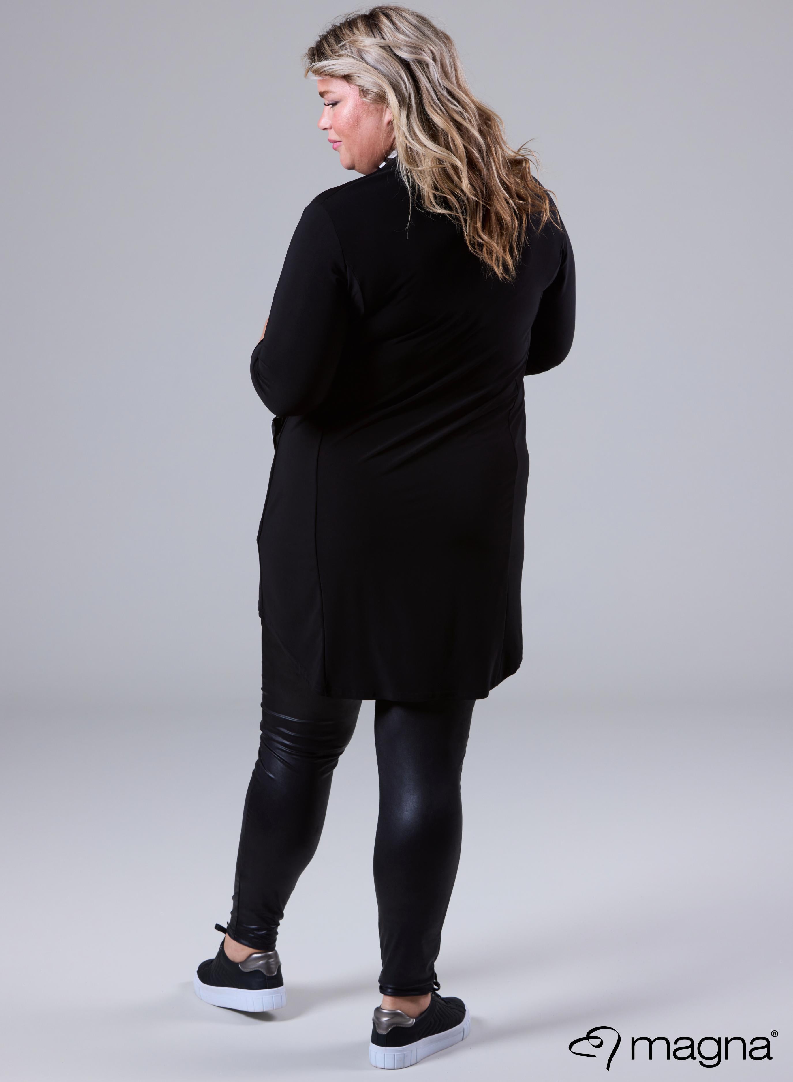 Magna Flowy Pocket Tunic Print Solid Cow Print