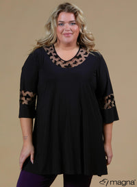 Magna Chiffon Mesh Flow Shirt B-fly