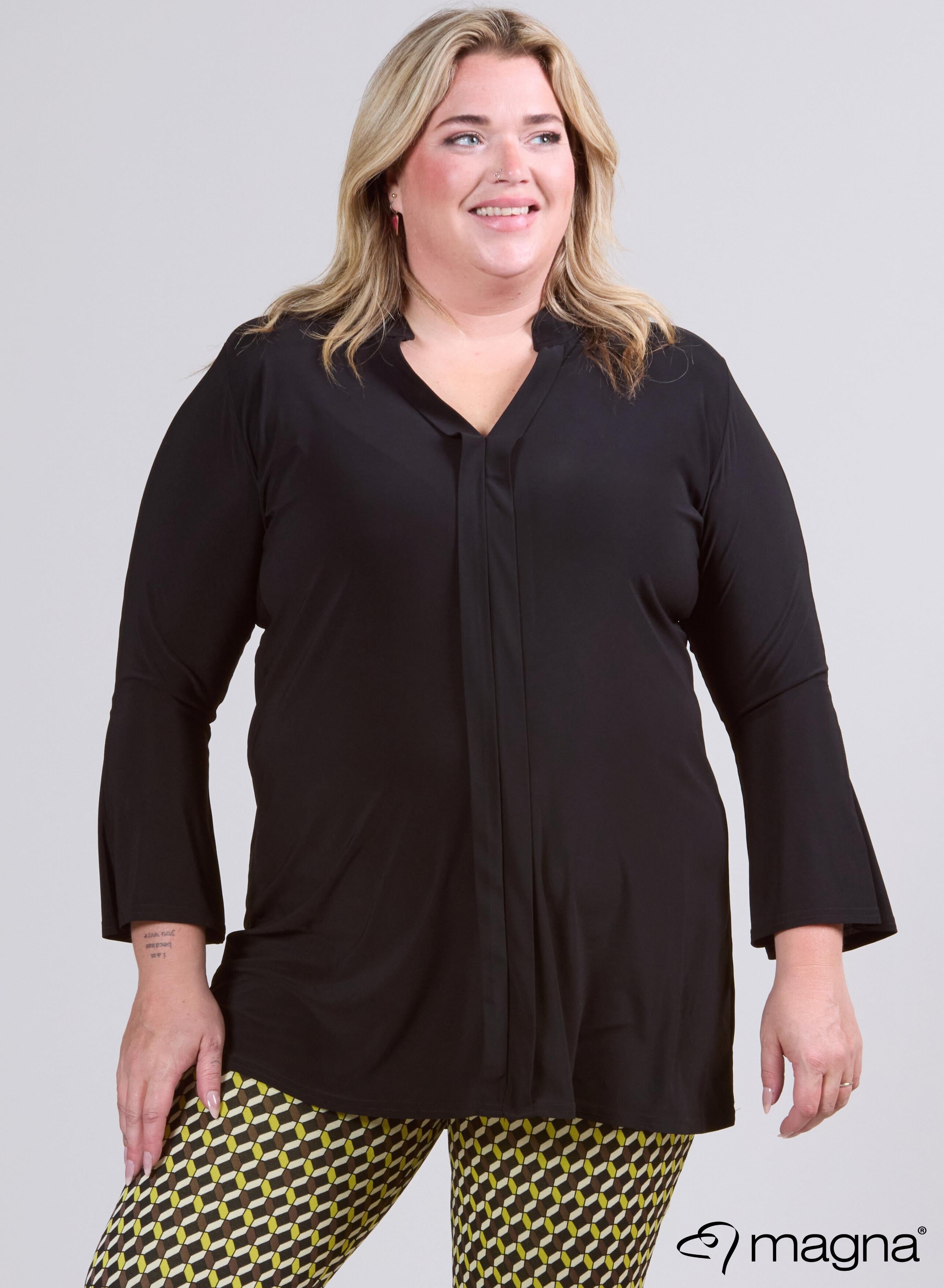 Magna Middle Detailed Tunic Black