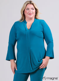 Magna Middle Detailed Tunic Petrol Blue