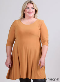 Magna A-line Midi Dress Musterd