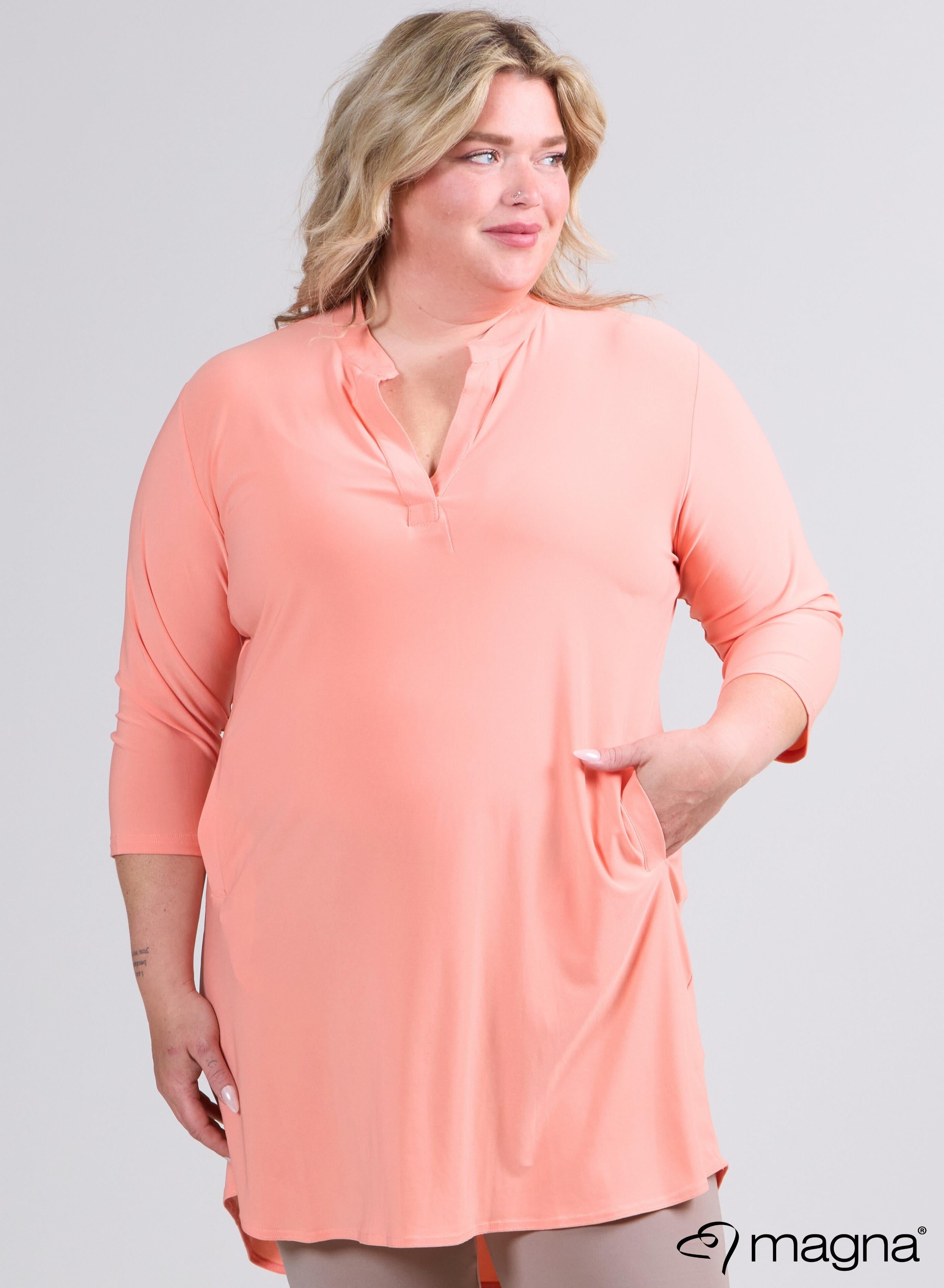Magna Classic Pockets Tunika Hellorange