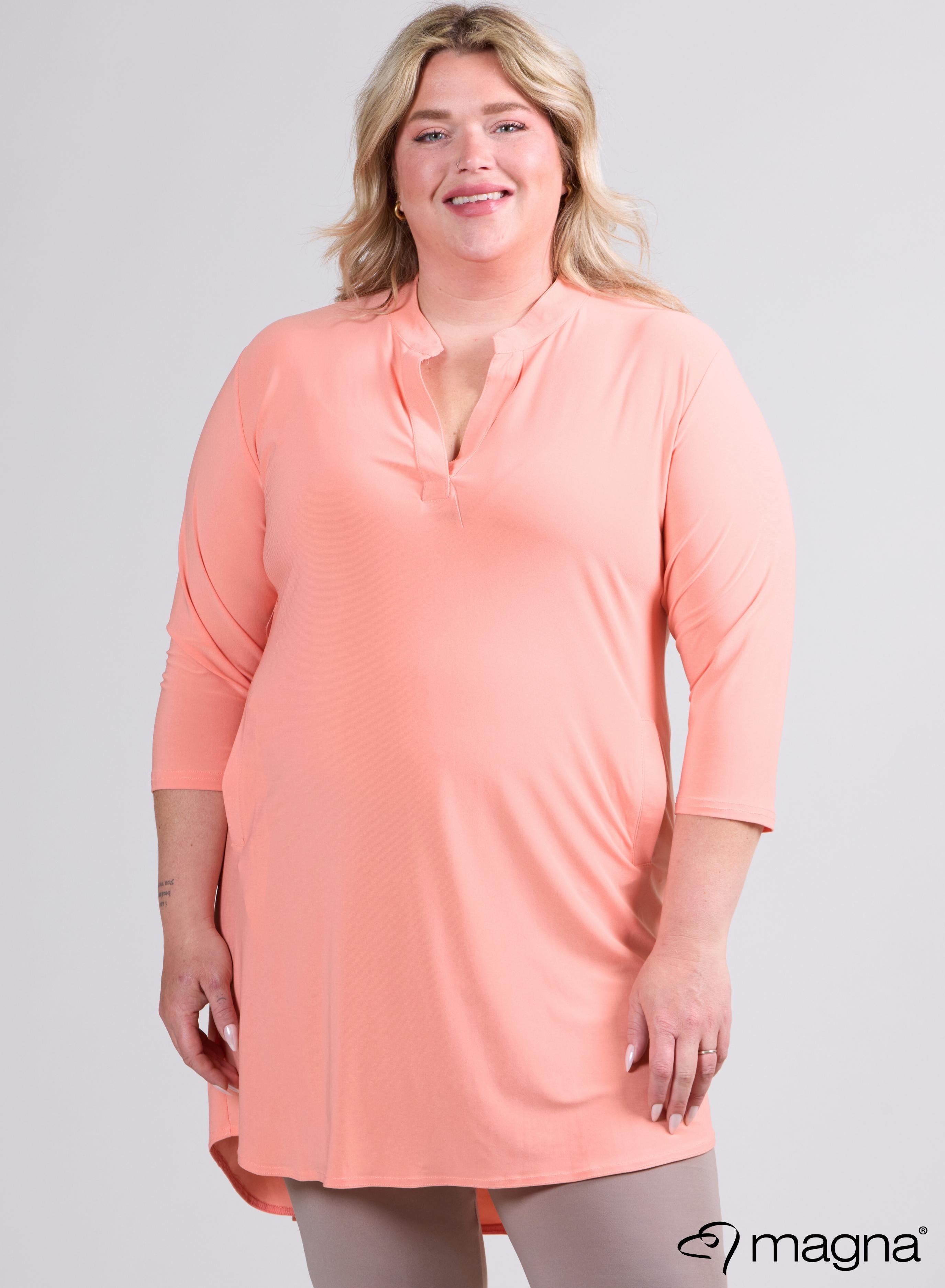 Magna Classic Pockets Tunika Hellorange