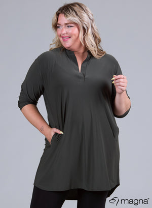 Magna Classic Zakken Tuniek Khaki