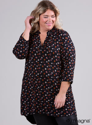 Magna Classic Zakken Tuniek Swirl Circle Zwart