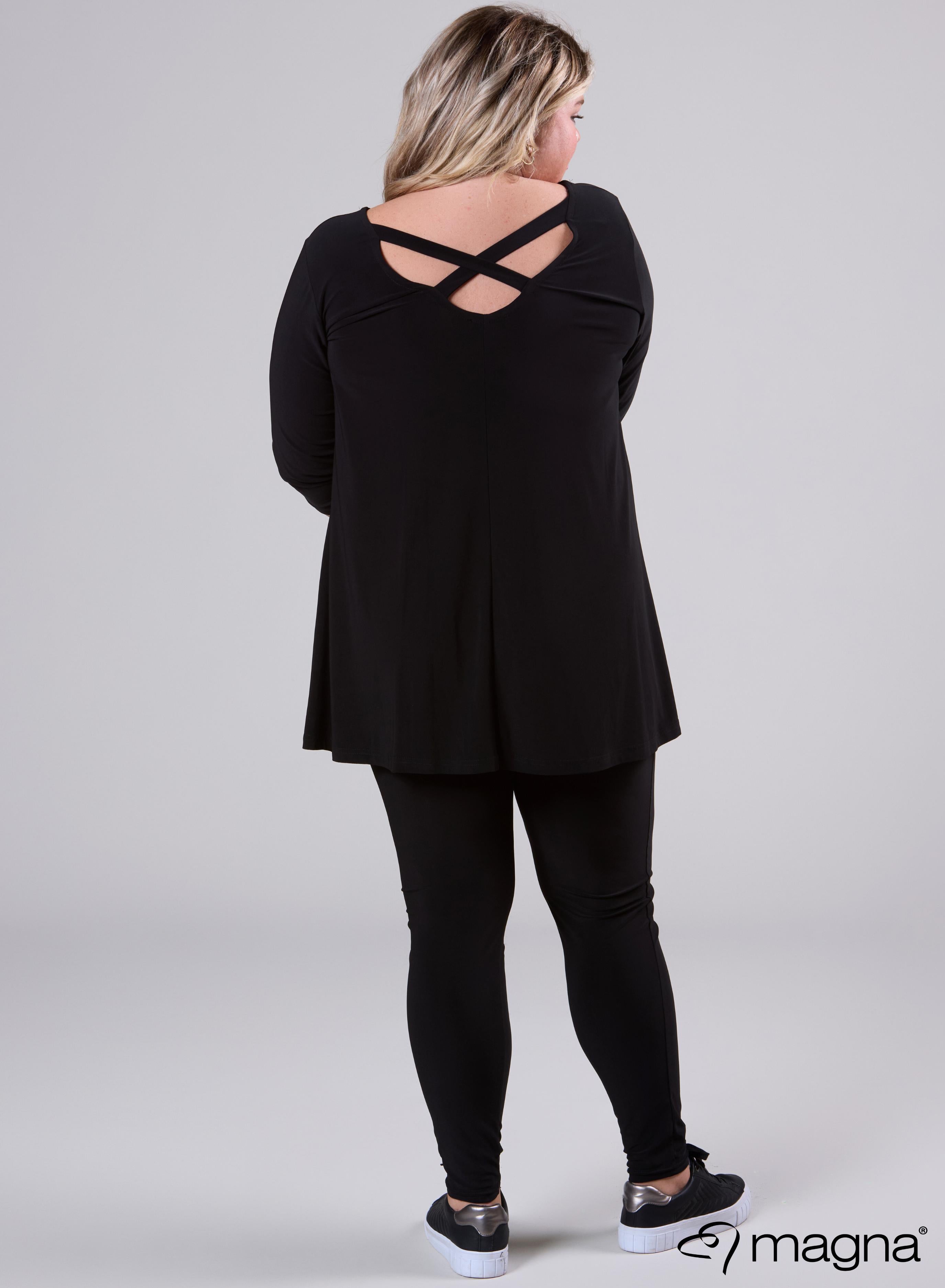 Magna Open X-Cross Tunic Black