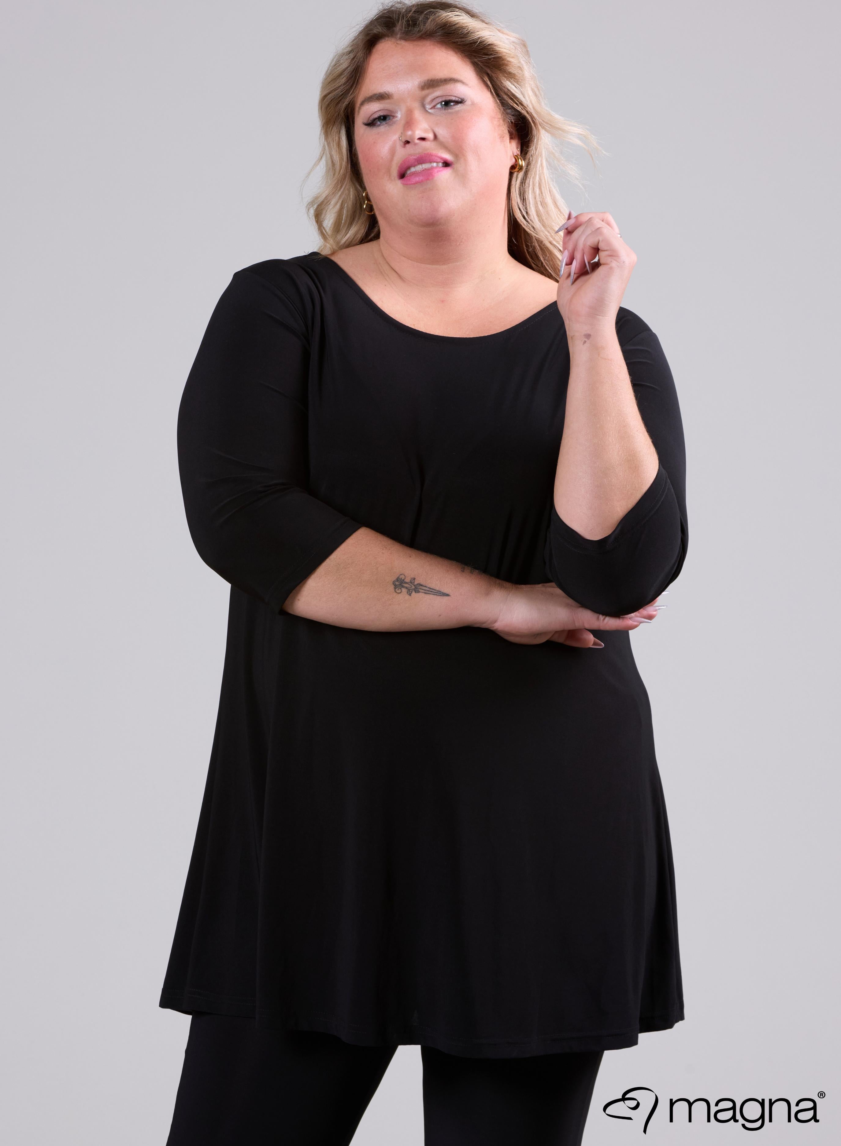Magna Open X-Cross Tunic Black