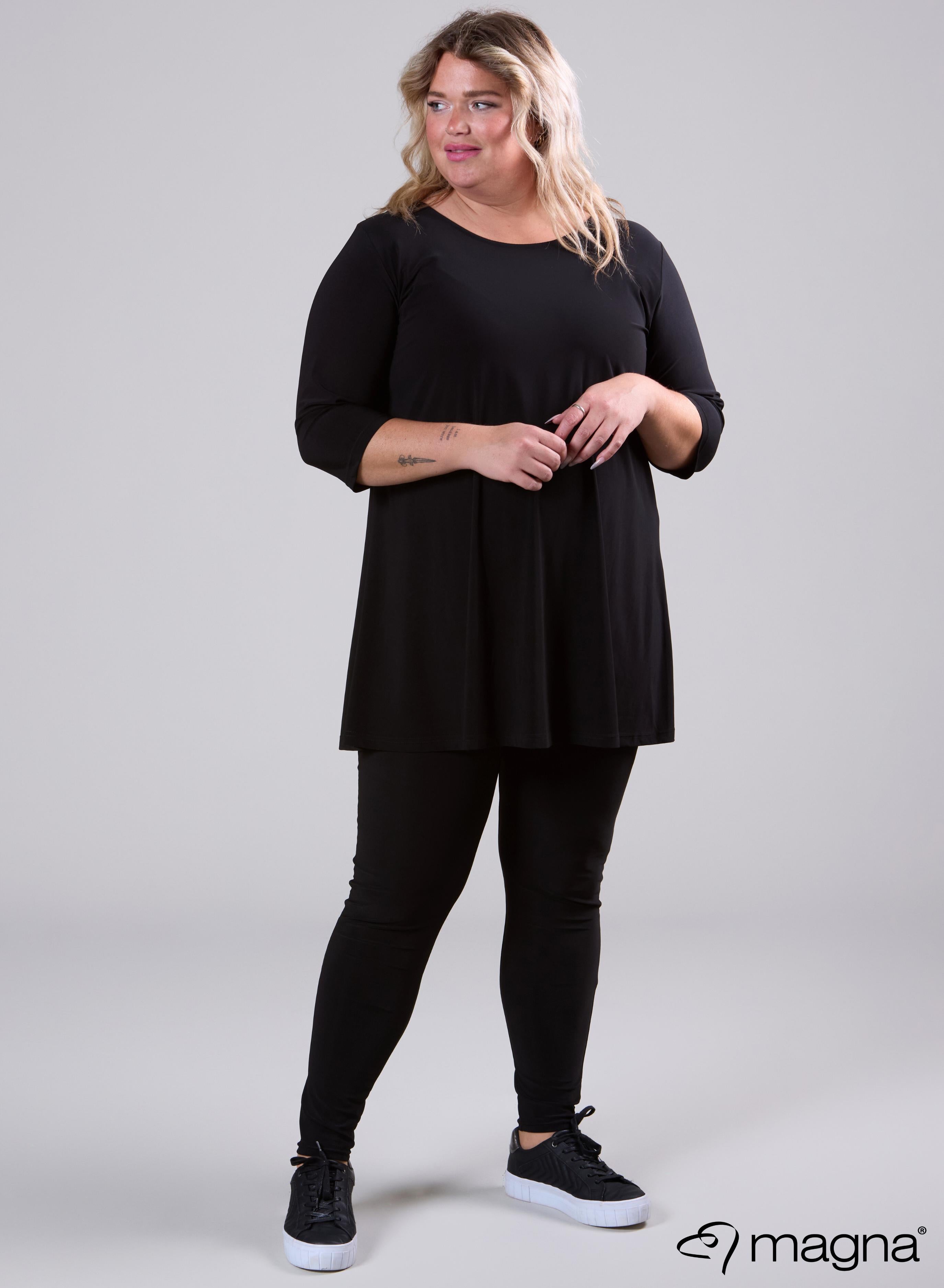 Magna Open X-Cross Tunic Black