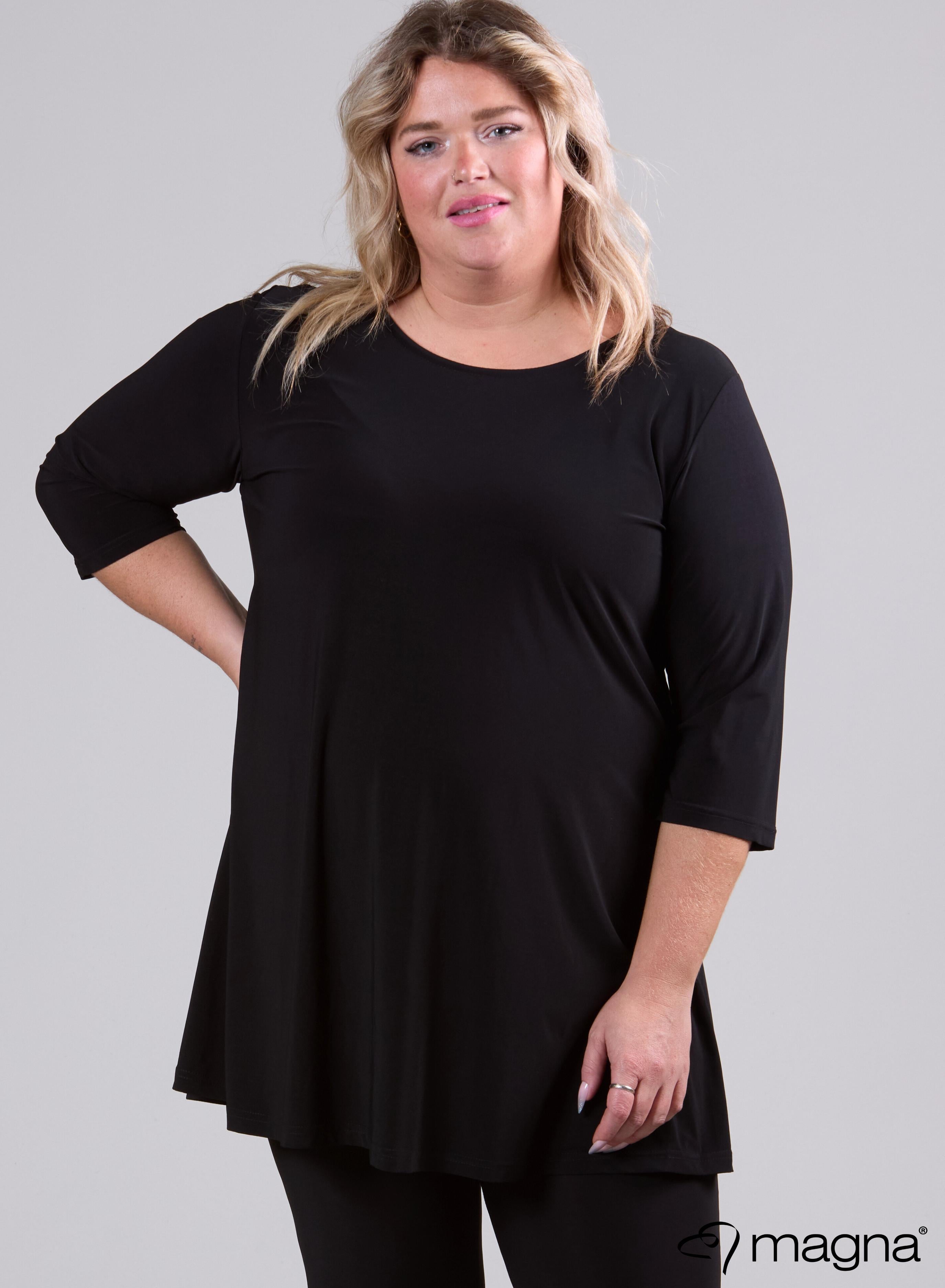 Magna Open X-Cross Tunic Black