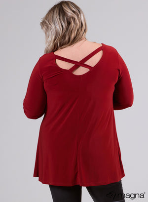 Magna Open X-Cross Tunic Rust