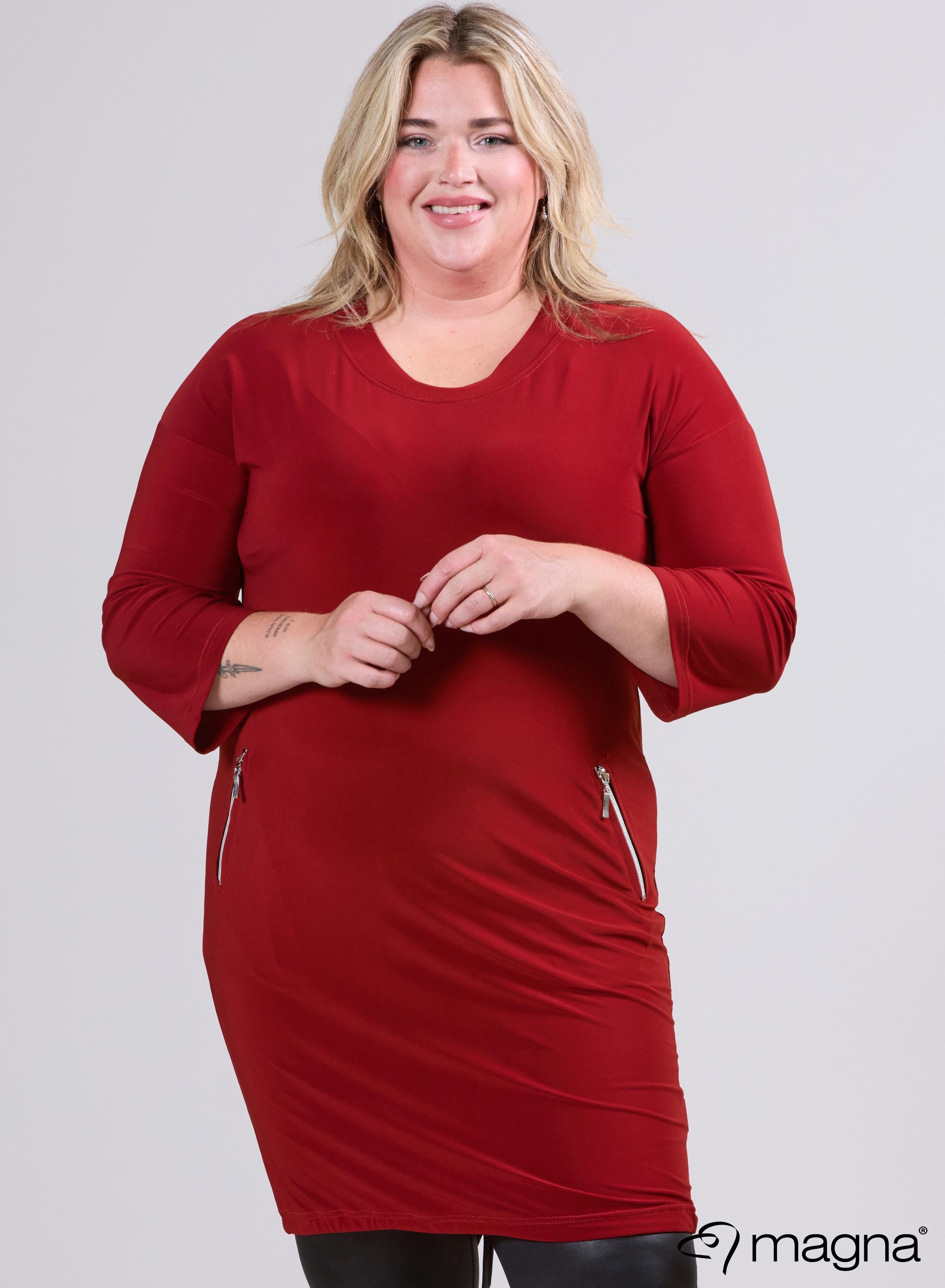 Magna Balloon Rits Tuniek Solide Roest